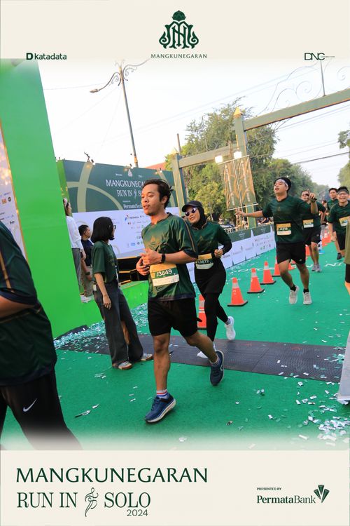 Race photo from Mangkunegaran Run 2024