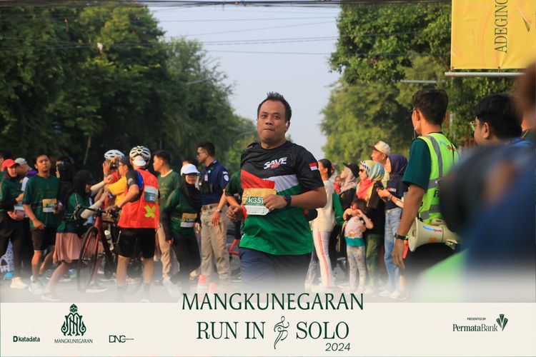 Race photo from Mangkunegaran Run 2024