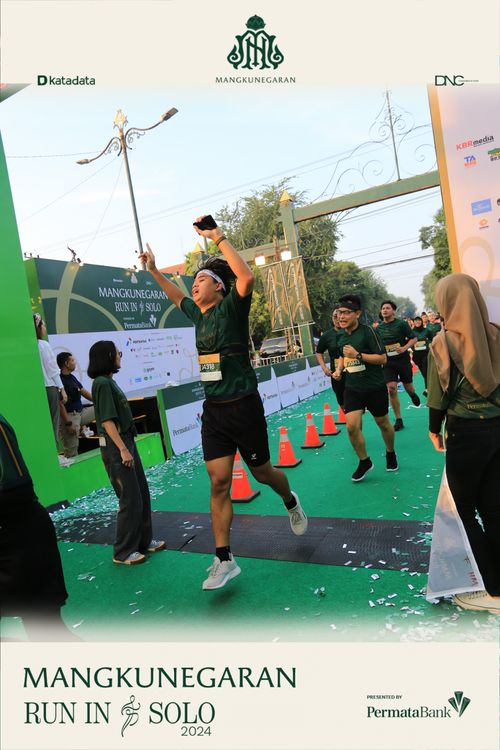 Race photo from Mangkunegaran Run 2024