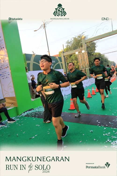 Race photo from Mangkunegaran Run 2024