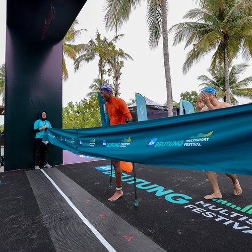 Race photo from Belitung Multisport Festival