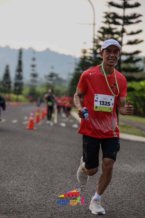 Race photo from CISANGKAN KBP CITY RUN 2025