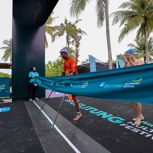 Race photo from Belitung Multisport Festival