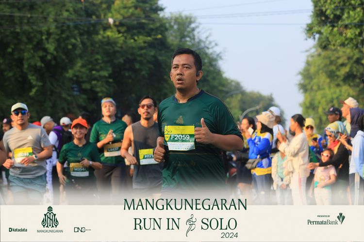 Race photo from Mangkunegaran Run 2024