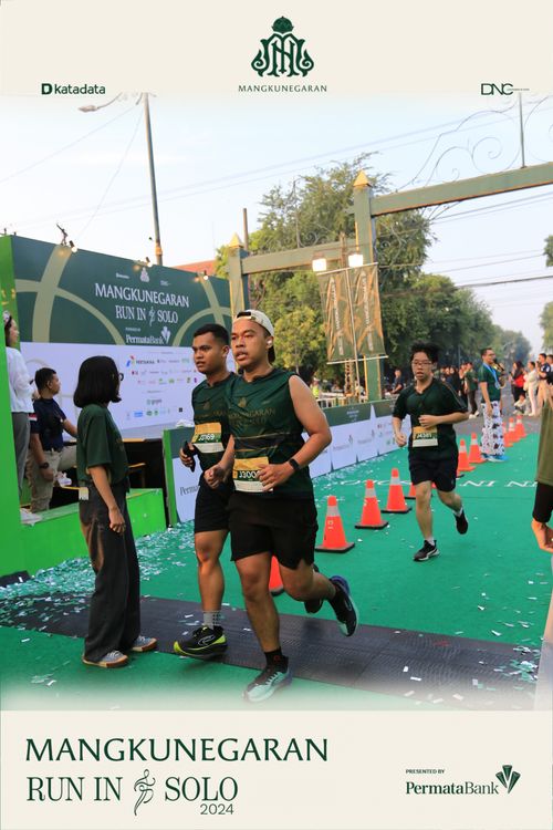Race photo from Mangkunegaran Run 2024