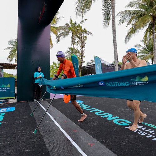 Race photo from Belitung Multisport Festival