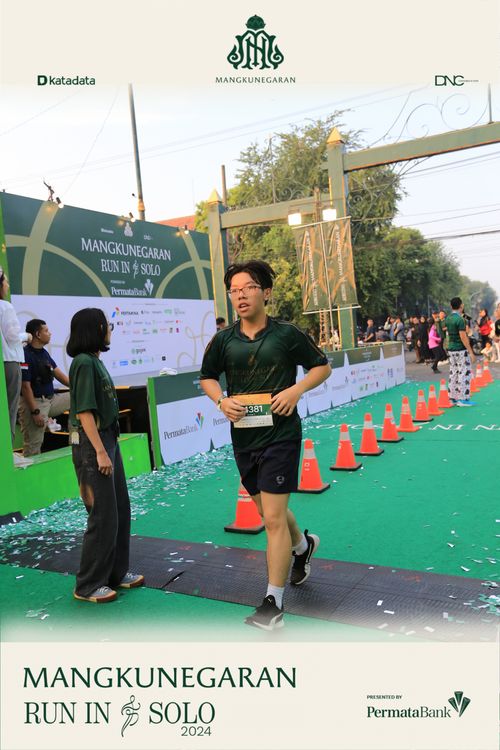 Race photo from Mangkunegaran Run 2024