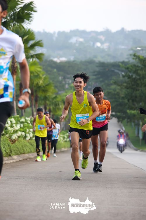 Race photo from Taman Budaya x BOGORUN 2025