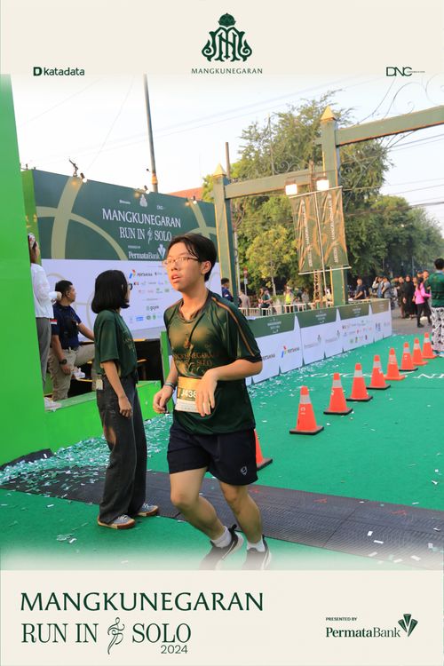 Race photo from Mangkunegaran Run 2024