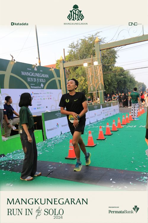 Race photo from Mangkunegaran Run 2024