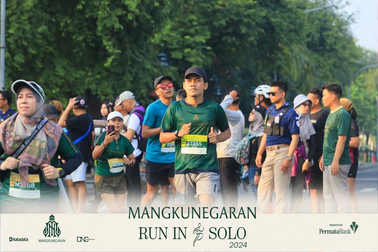 Race photo from Mangkunegaran Run 2024