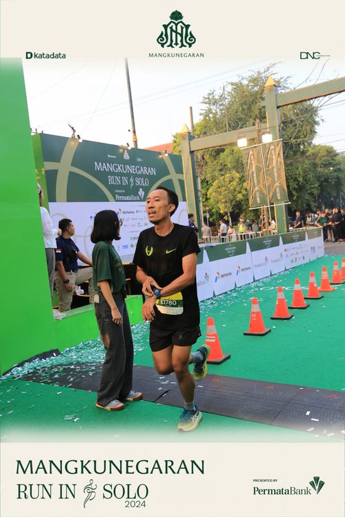 Race photo from Mangkunegaran Run 2024