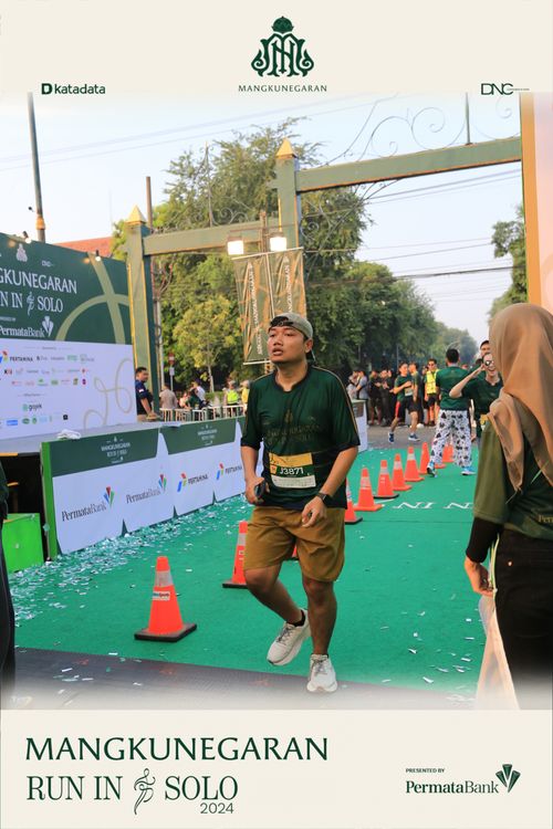 Race photo from Mangkunegaran Run 2024