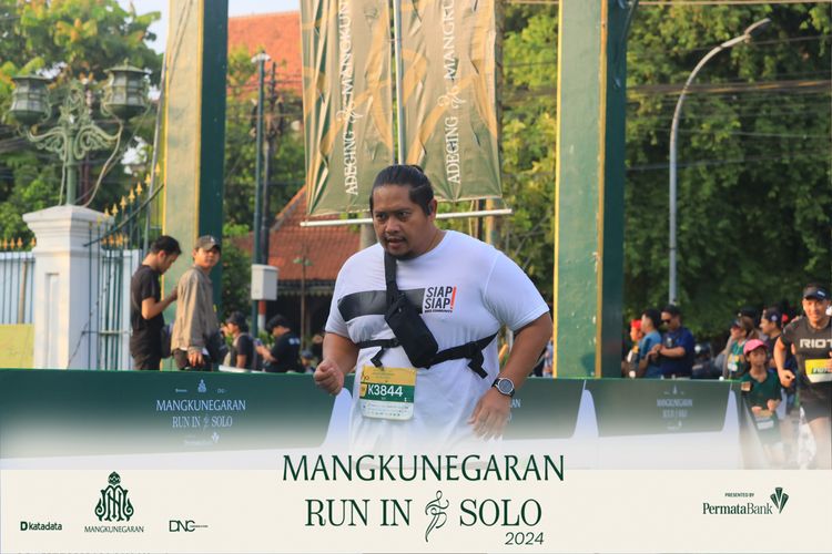 Race photo from Mangkunegaran Run 2024