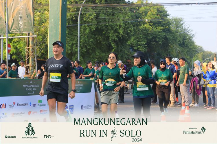 Race photo from Mangkunegaran Run 2024