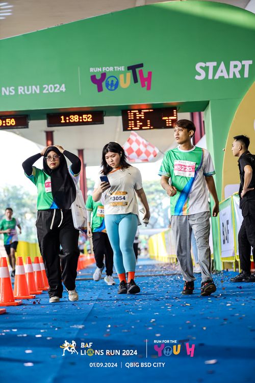 Race photo from BAF LIONS RUN 2024