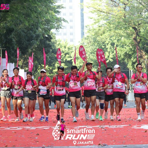 Race photo from SMARTFREN RUN 2026