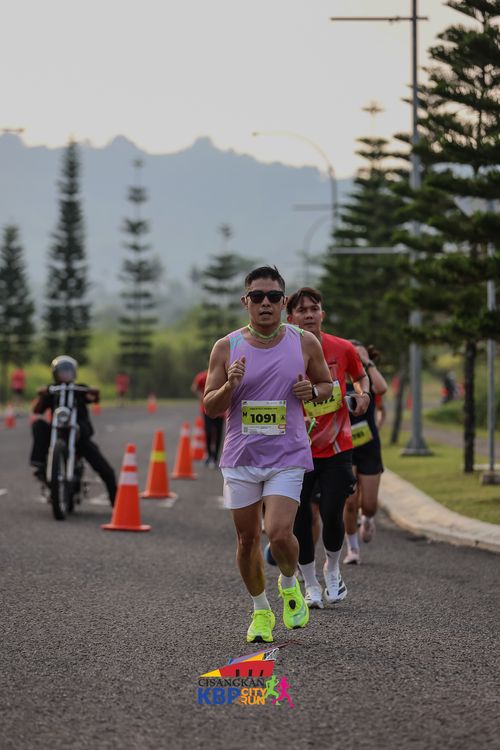 Race photo from CISANGKAN KBP CITY RUN 2025