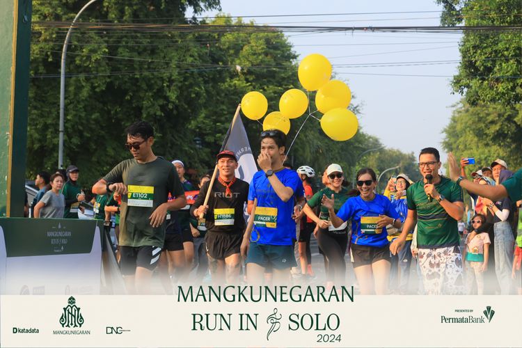Race photo from Mangkunegaran Run 2024