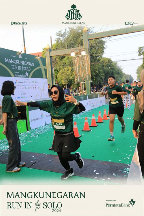 Race photo from Mangkunegaran Run 2024