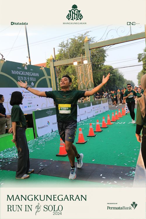 Race photo from Mangkunegaran Run 2024