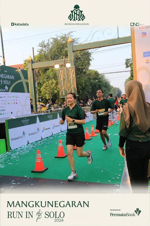 Race photo from Mangkunegaran Run 2024