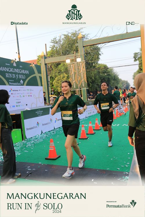 Race photo from Mangkunegaran Run 2024