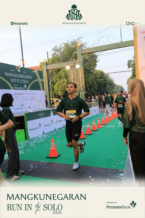 Race photo from Mangkunegaran Run 2024