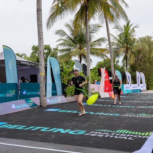 Race photo from Belitung Multisport Festival