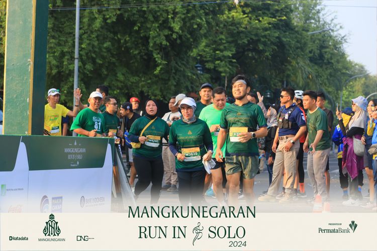 Race photo from Mangkunegaran Run 2024