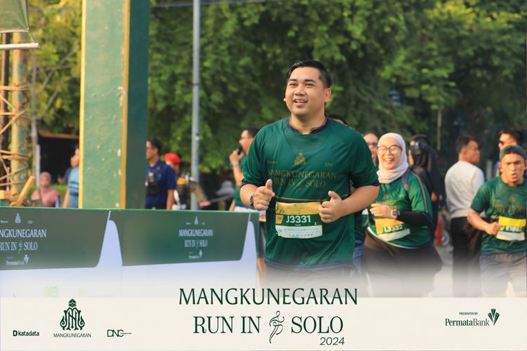 Race photo from Mangkunegaran Run 2024