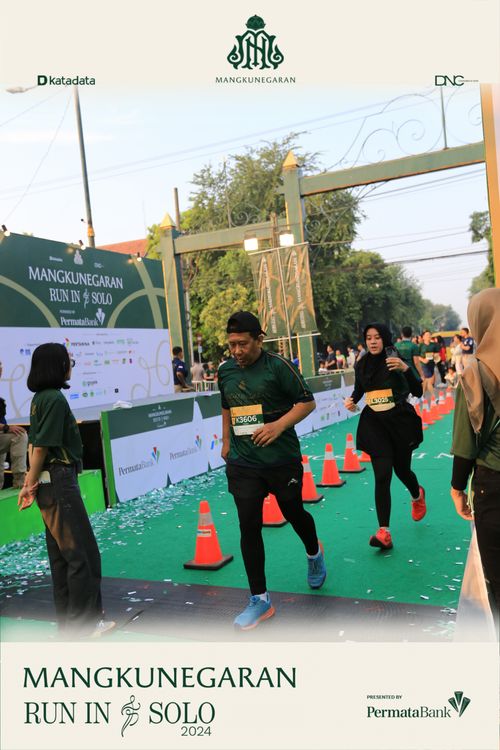 Race photo from Mangkunegaran Run 2024