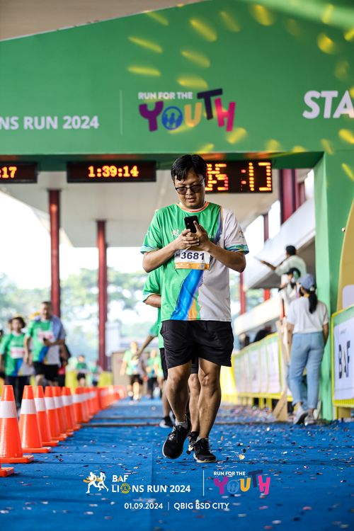 Race photo from BAF LIONS RUN 2024
