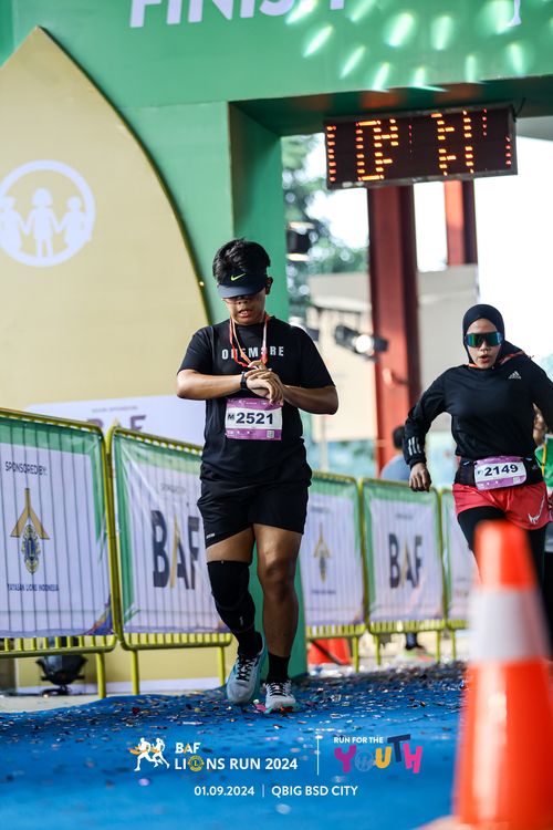 Race photo from BAF LIONS RUN 2024