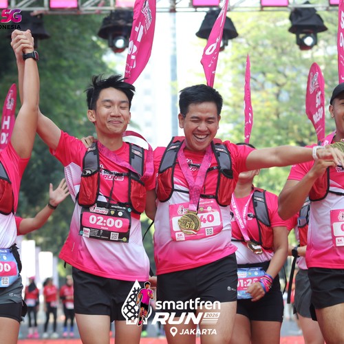Race photo from SMARTFREN RUN 2026