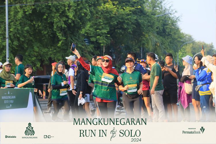 Race photo from Mangkunegaran Run 2024