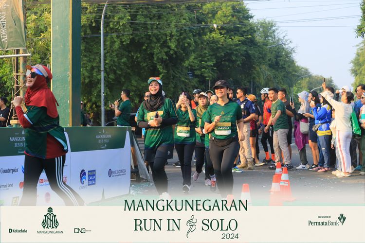 Race photo from Mangkunegaran Run 2024