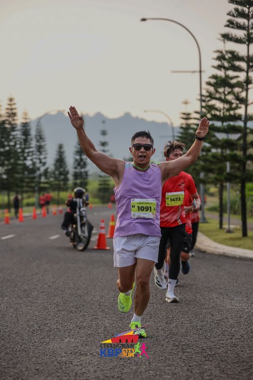 Race photo from CISANGKAN KBP CITY RUN 2025