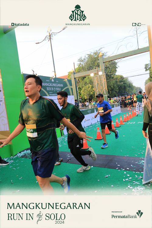 Race photo from Mangkunegaran Run 2024