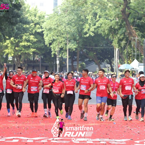 Race photo from SMARTFREN RUN 2026