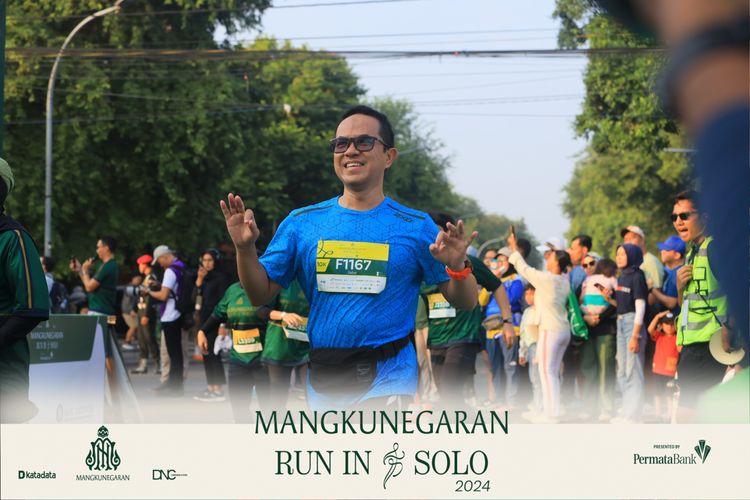 Race photo from Mangkunegaran Run 2024