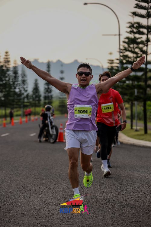 Race photo from CISANGKAN KBP CITY RUN 2025