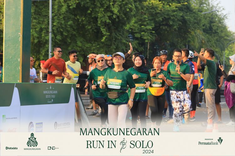 Race photo from Mangkunegaran Run 2024