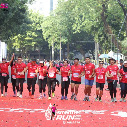 Race photo from SMARTFREN RUN 2026