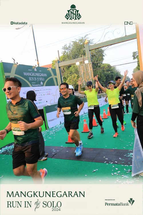 Race photo from Mangkunegaran Run 2024