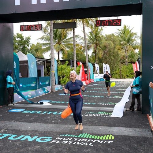 Race photo from Belitung Multisport Festival