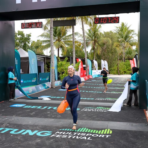 Race photo from Belitung Multisport Festival