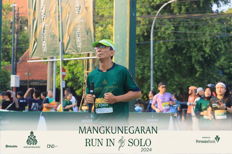 Race photo from Mangkunegaran Run 2024