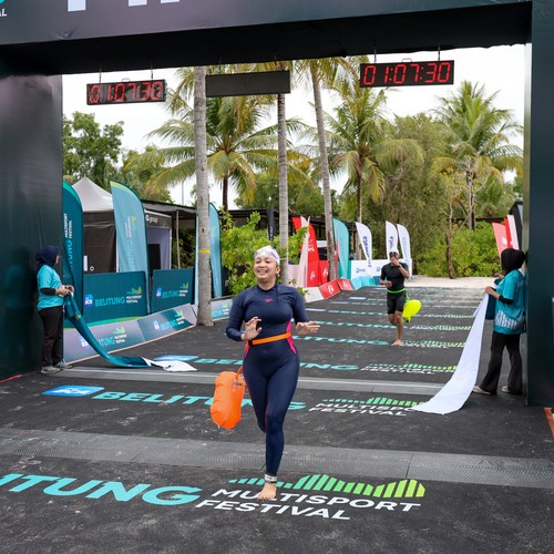 Race photo from Belitung Multisport Festival