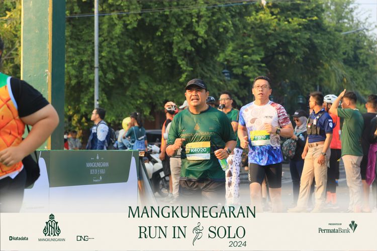 Race photo from Mangkunegaran Run 2024